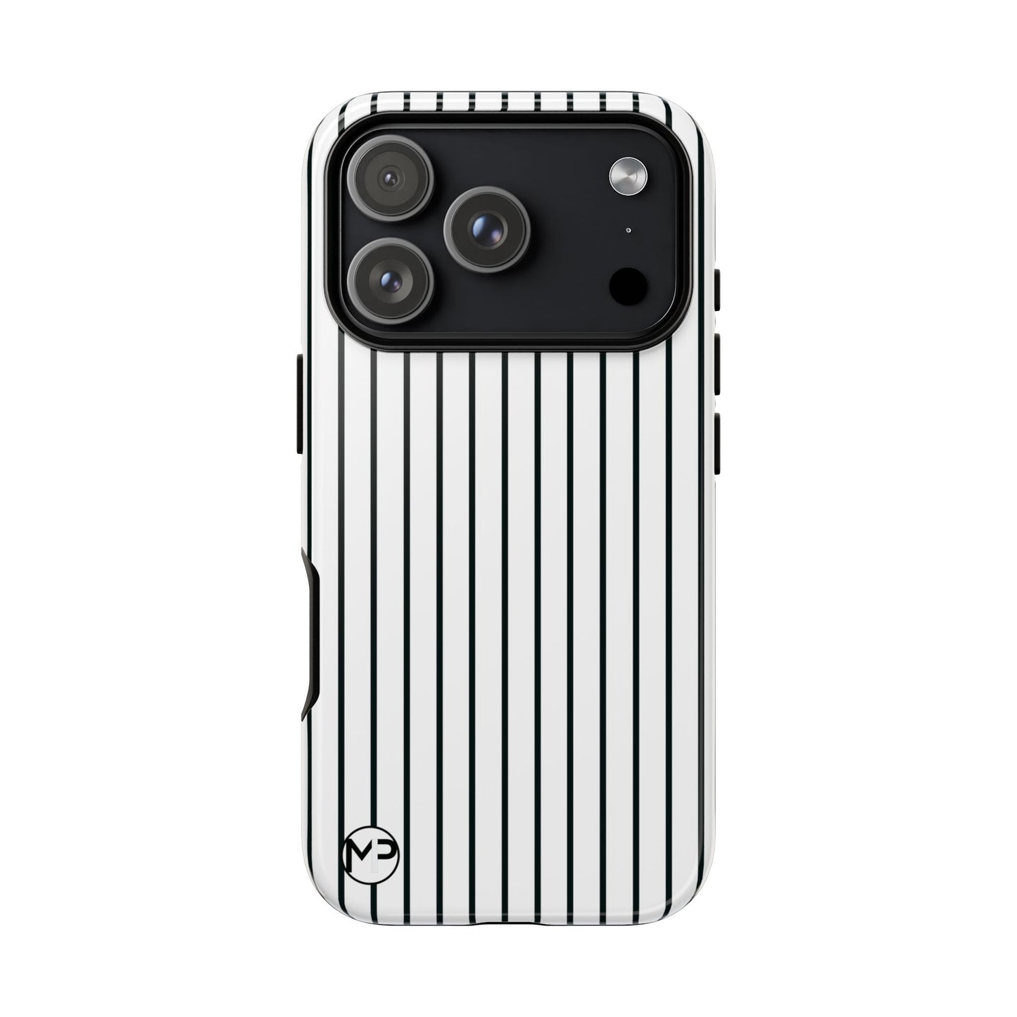 Striped Tough Phone Case — Slim Protective iPhone Cover