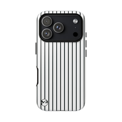 Striped Tough Phone Case — Slim Protective iPhone Cover