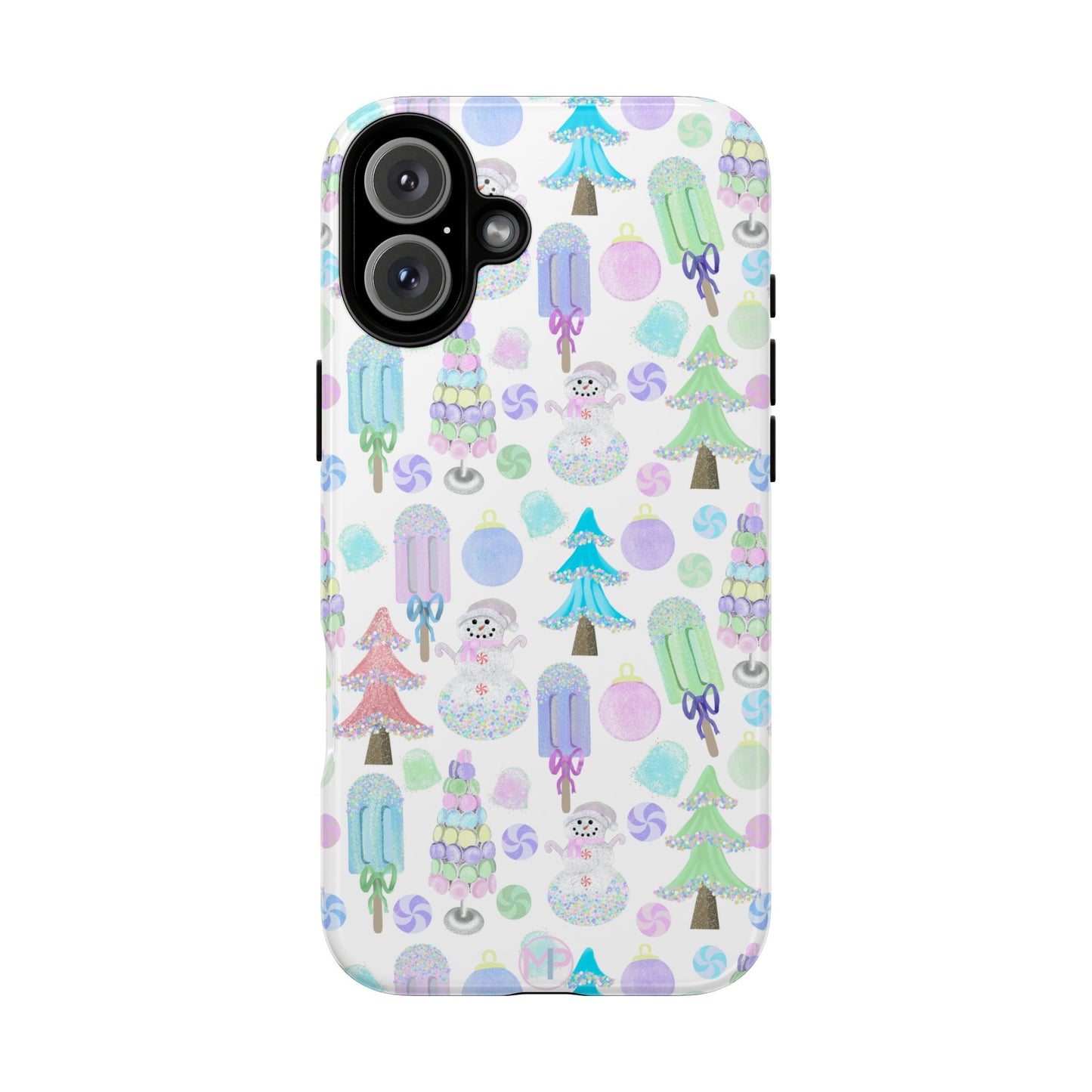 Cute Winter Phone Case, Festive Holiday Design, Tough Phone Cover, Winter Wonderland Case, Christmas Gift for Friends