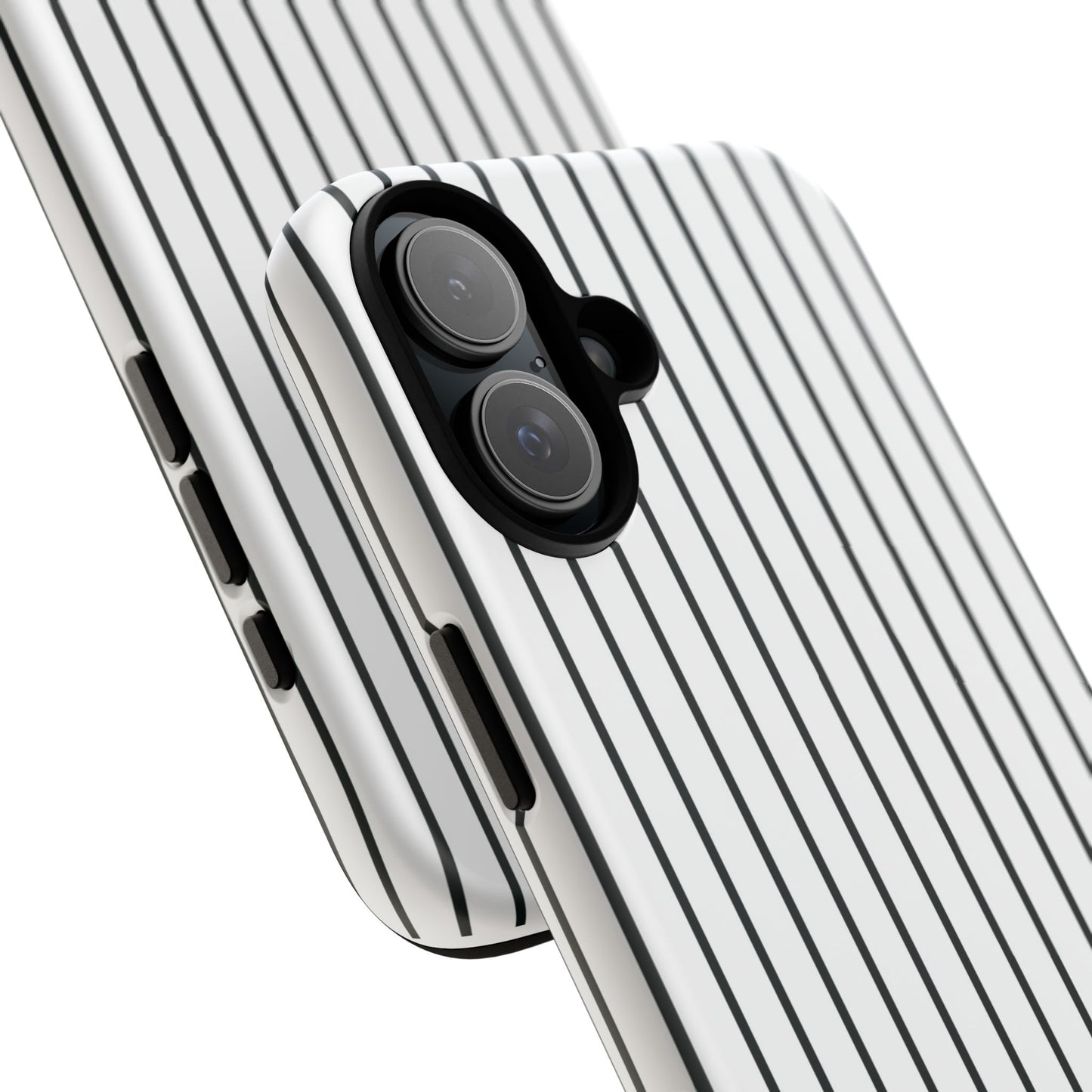 Striped Tough Phone Case — Slim Protective iPhone Cover
