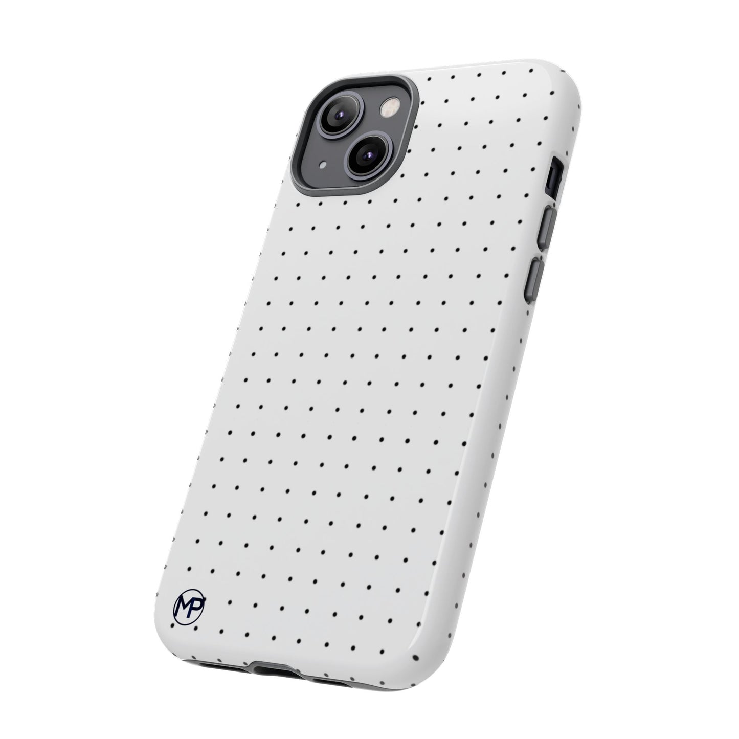 White Mini Polka-Dot Dot Tough Phone Case
