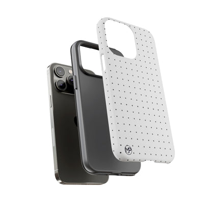 White Mini Polka-Dot Dot Tough Phone Case