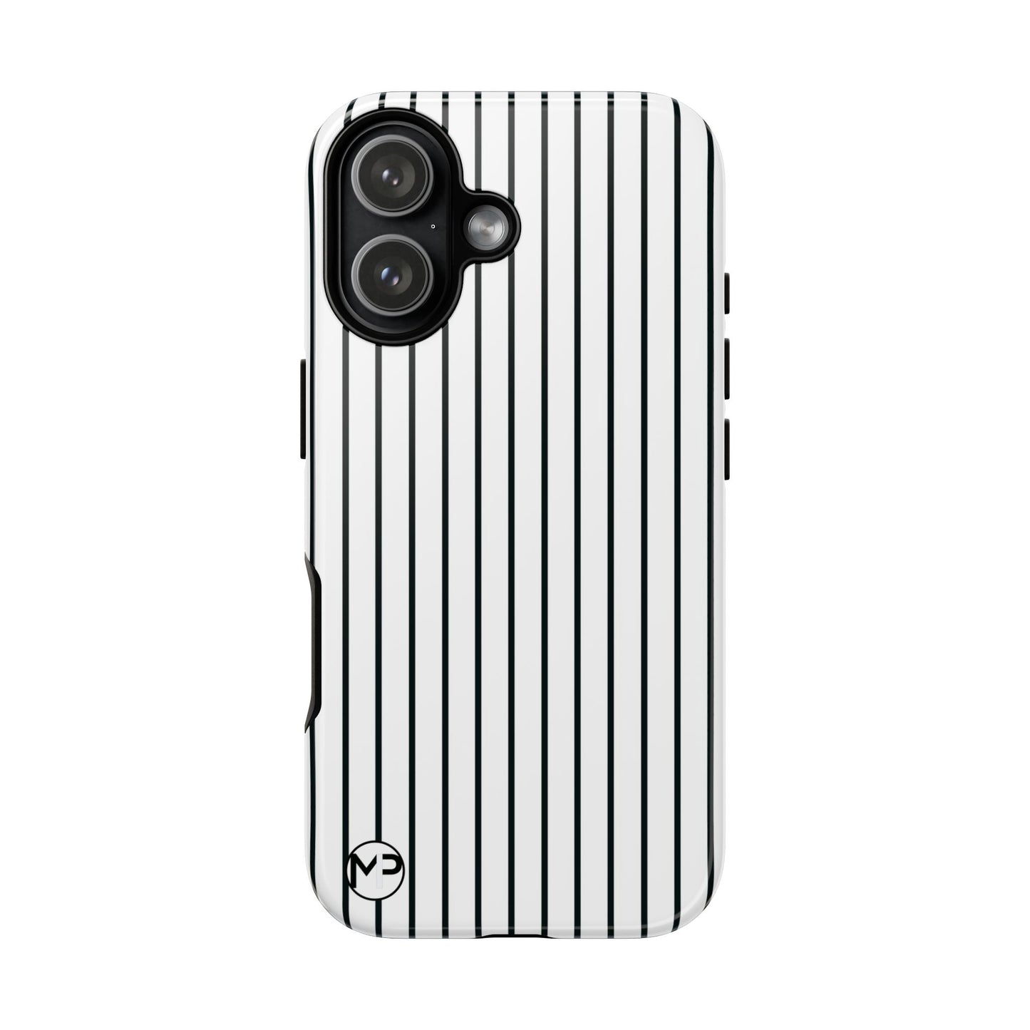 Striped Tough Phone Case — Slim Protective iPhone Cover