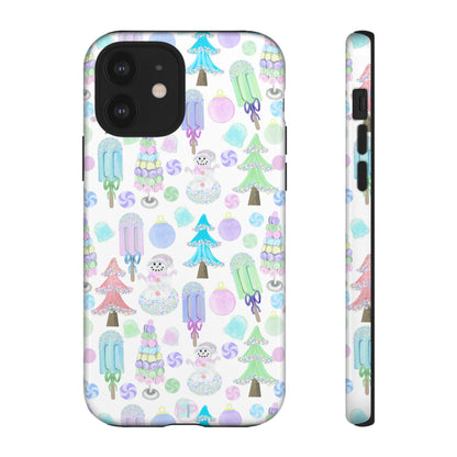 Cute Winter Phone Case, Festive Holiday Design, Tough Phone Cover, Winter Wonderland Case, Christmas Gift for Friends