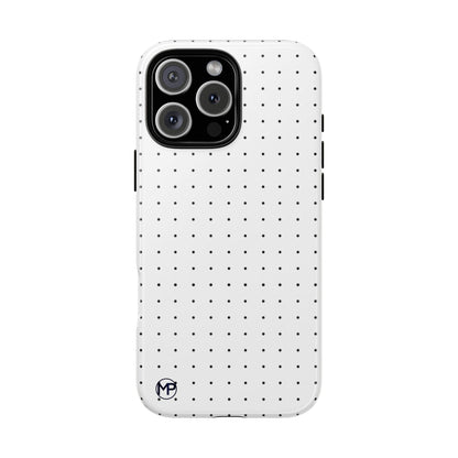 White Mini Polka-Dot Dot Tough Phone Case
