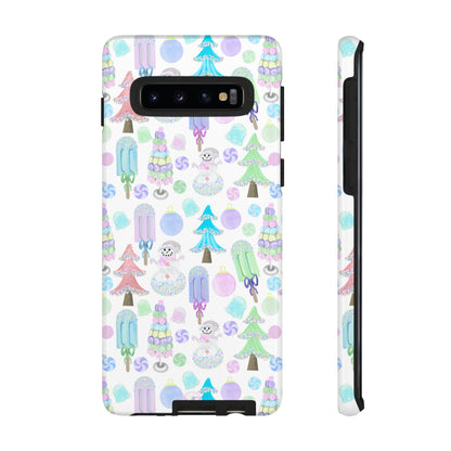 Cute Winter Phone Case, Festive Holiday Design, Tough Phone Cover, Winter Wonderland Case, Christmas Gift for Friends