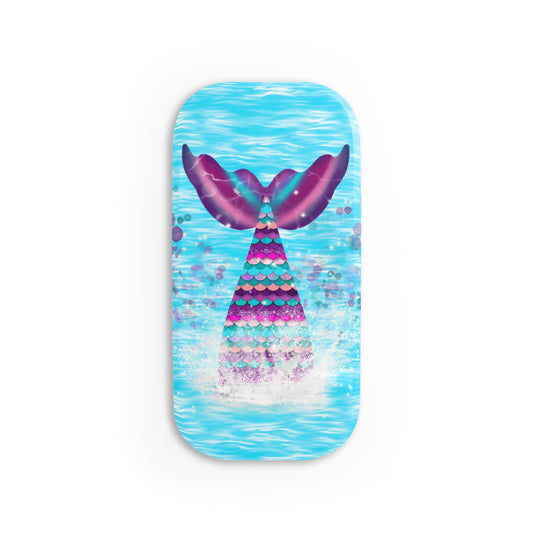Mermaid Tail Phone Grip — Cute Ocean Phone Click-On Grip