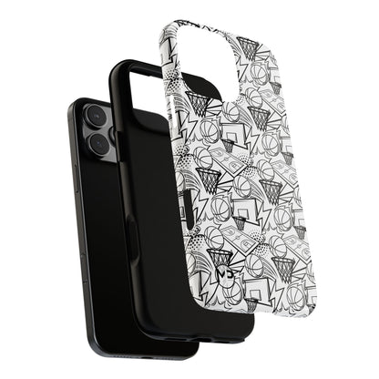 Basketball Doodle Tough Phone Case