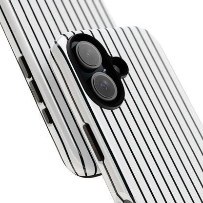 Striped Tough Phone Case — Slim Protective iPhone Cover