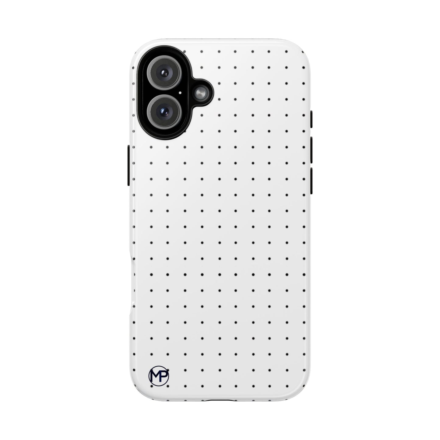 White Mini Polka-Dot Dot Tough Phone Case