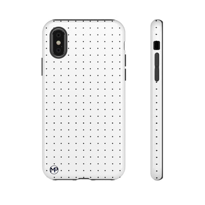 White Mini Polka-Dot Dot Tough Phone Case