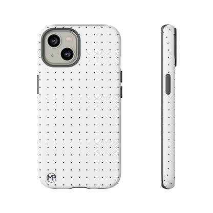 White Mini Polka-Dot Dot Tough Phone Case