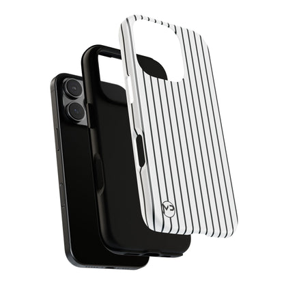 Striped Tough Phone Case — Slim Protective iPhone Cover