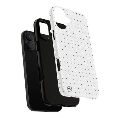 White Mini Polka-Dot Dot Tough Phone Case