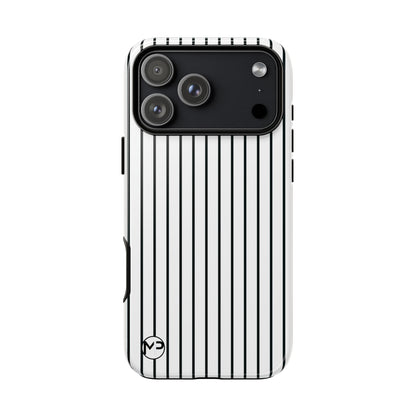 Striped Tough Phone Case — Slim Protective iPhone Cover