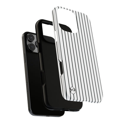 Striped Tough Phone Case — Slim Protective iPhone Cover