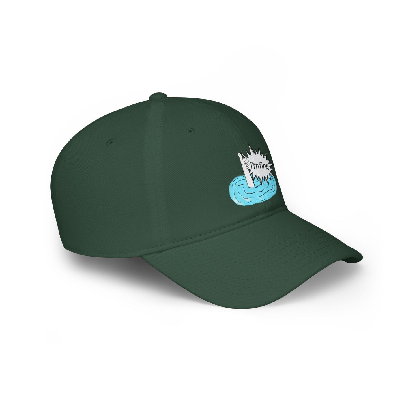 'I'm Fine' Drowning Graphic Hat