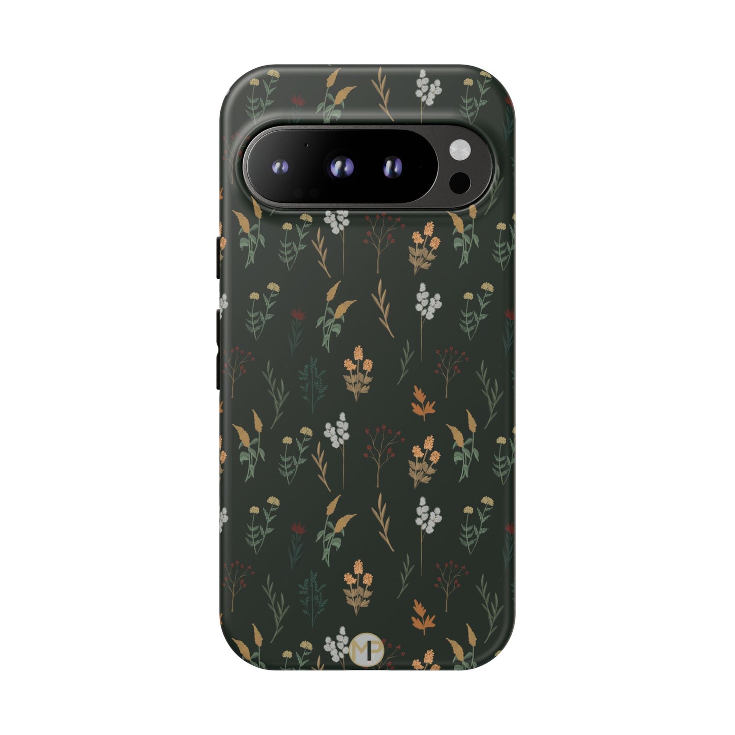 Pressed Floral Tough Phone Case - Durable Design for Nature Lovers