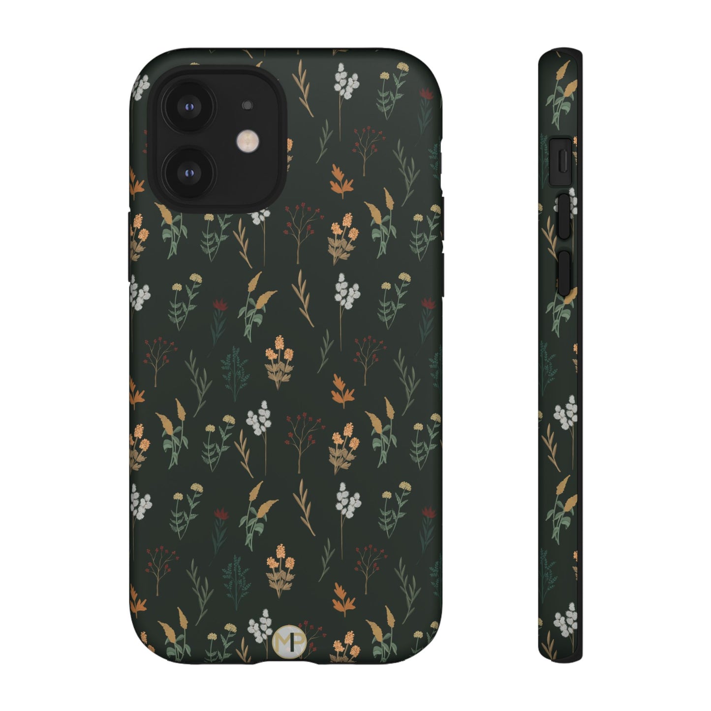 Pressed Floral Tough Phone Case - Durable Design for Nature Lovers