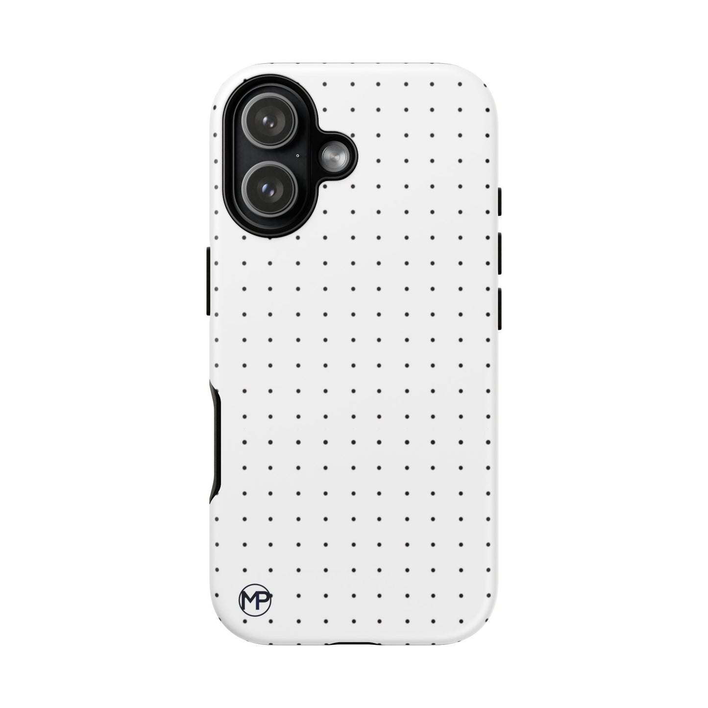 White Mini Polka-Dot Dot Tough Phone Case