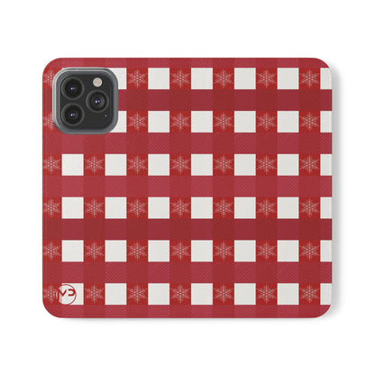 Red Buffalo Plaid Holiday Wallet Phone Case