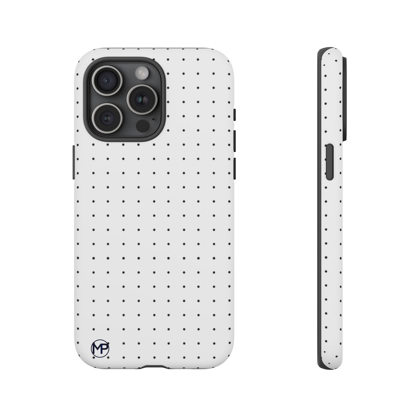 White Mini Polka-Dot Dot Tough Phone Case