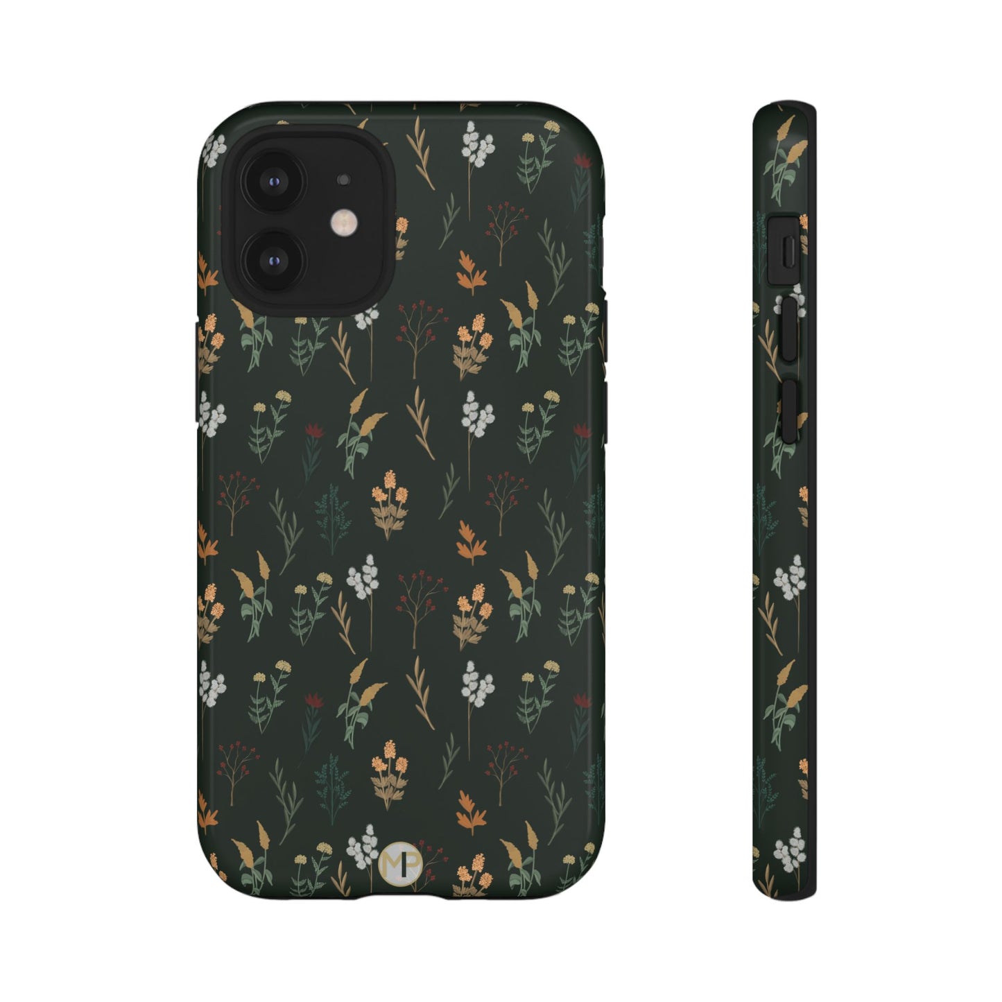 Pressed Floral Tough Phone Case - Durable Design for Nature Lovers