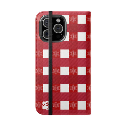 Red Buffalo Plaid Holiday Wallet Phone Case