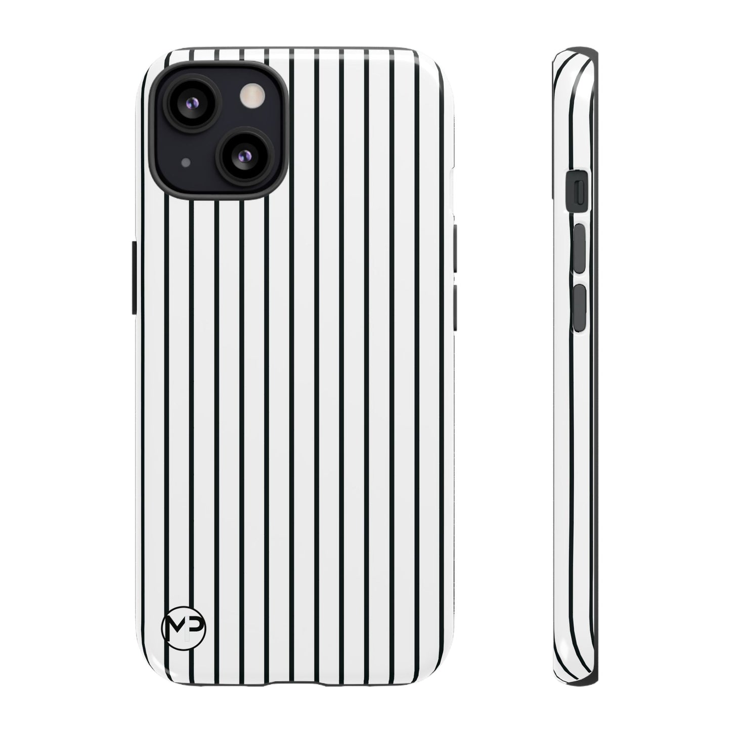 Striped Tough Phone Case — Slim Protective iPhone Cover