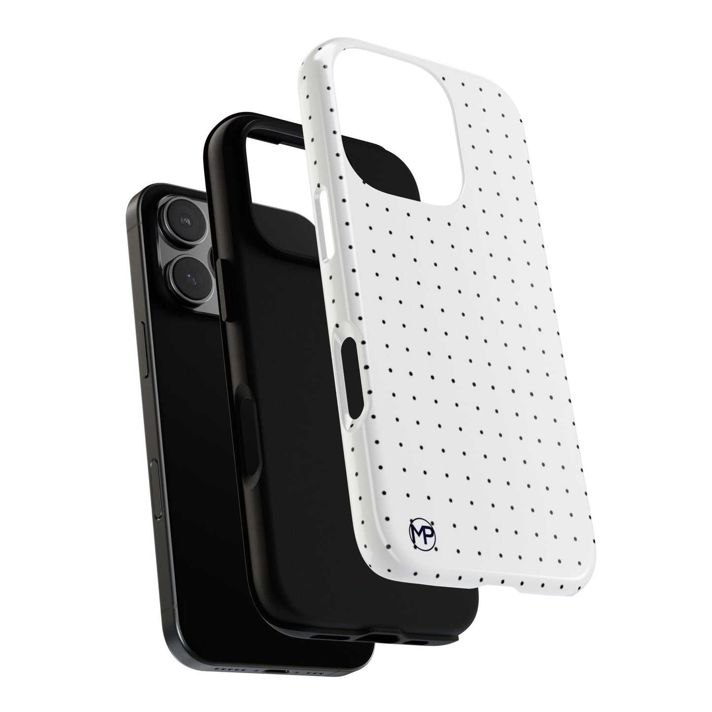 White Mini Polka-Dot Dot Tough Phone Case