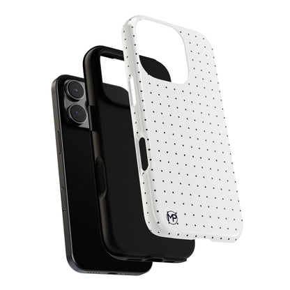 White Mini Polka-Dot Dot Tough Phone Case