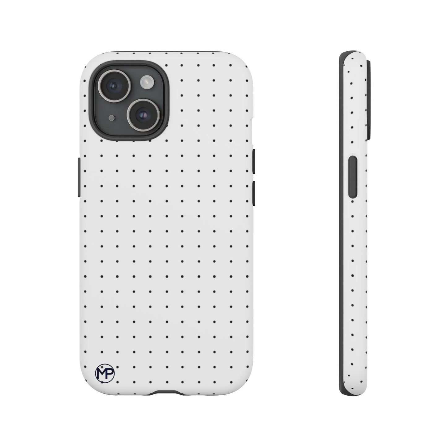 White Mini Polka-Dot Dot Tough Phone Case