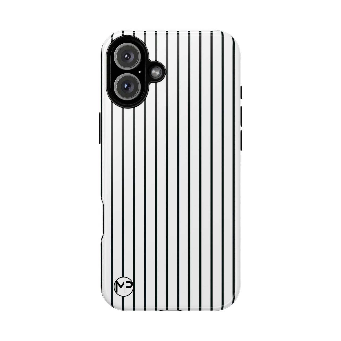 Striped Tough Phone Case — Slim Protective iPhone Cover