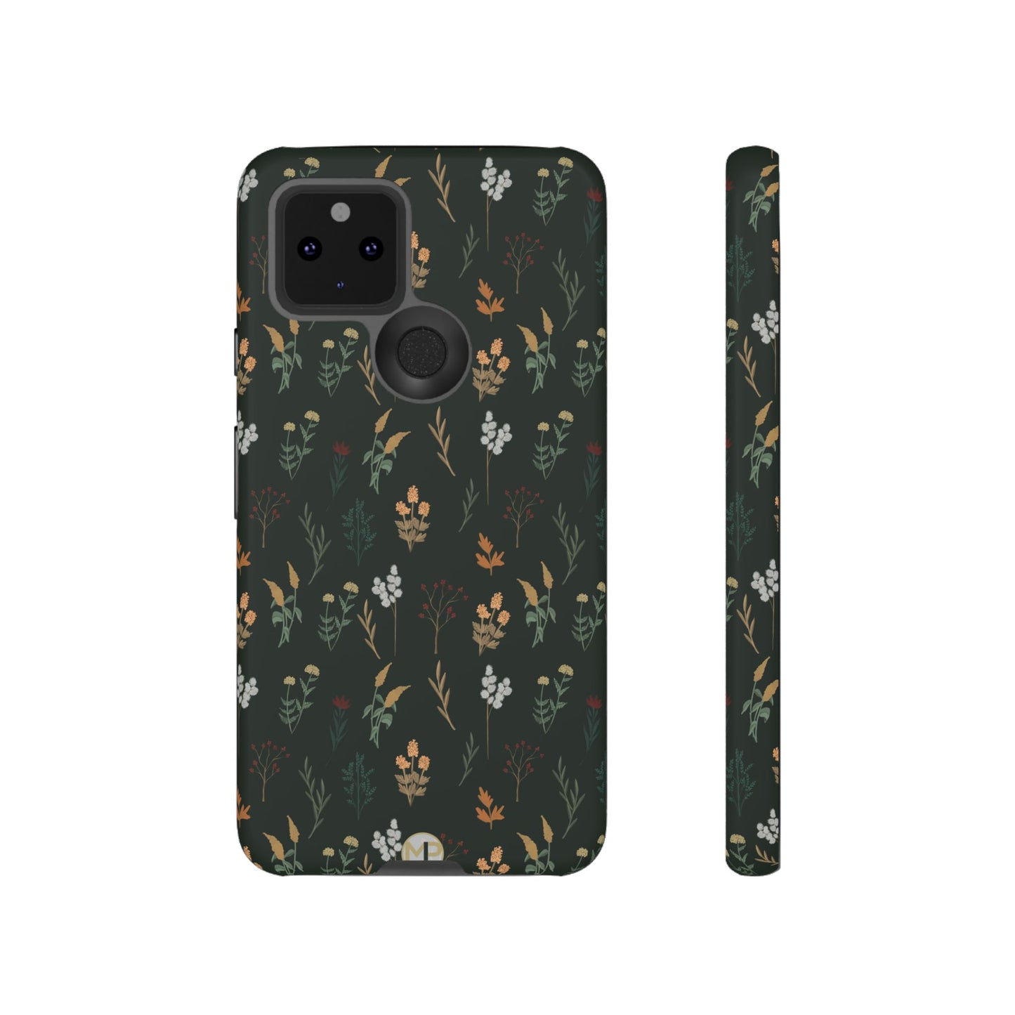 Pressed Floral Tough Phone Case - Durable Design for Nature Lovers