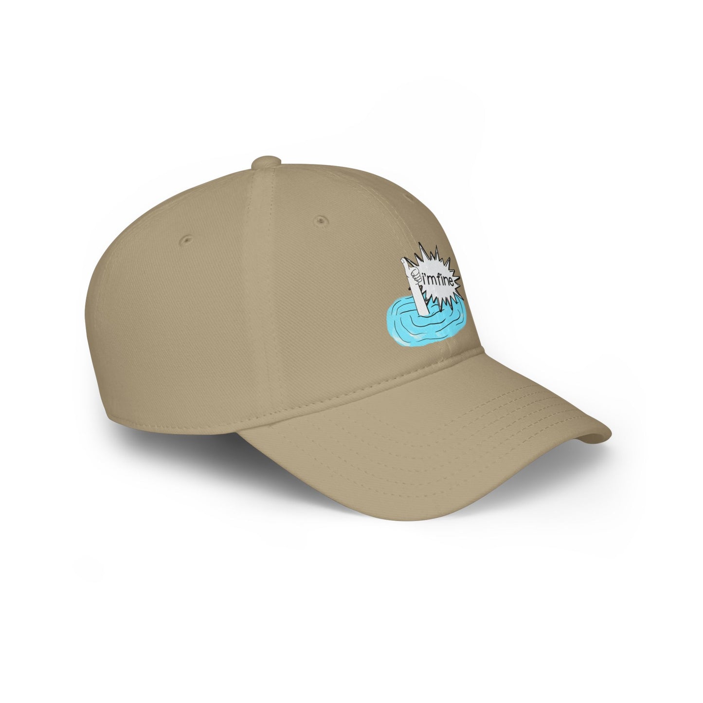 'I'm Fine' Drowning Graphic Hat