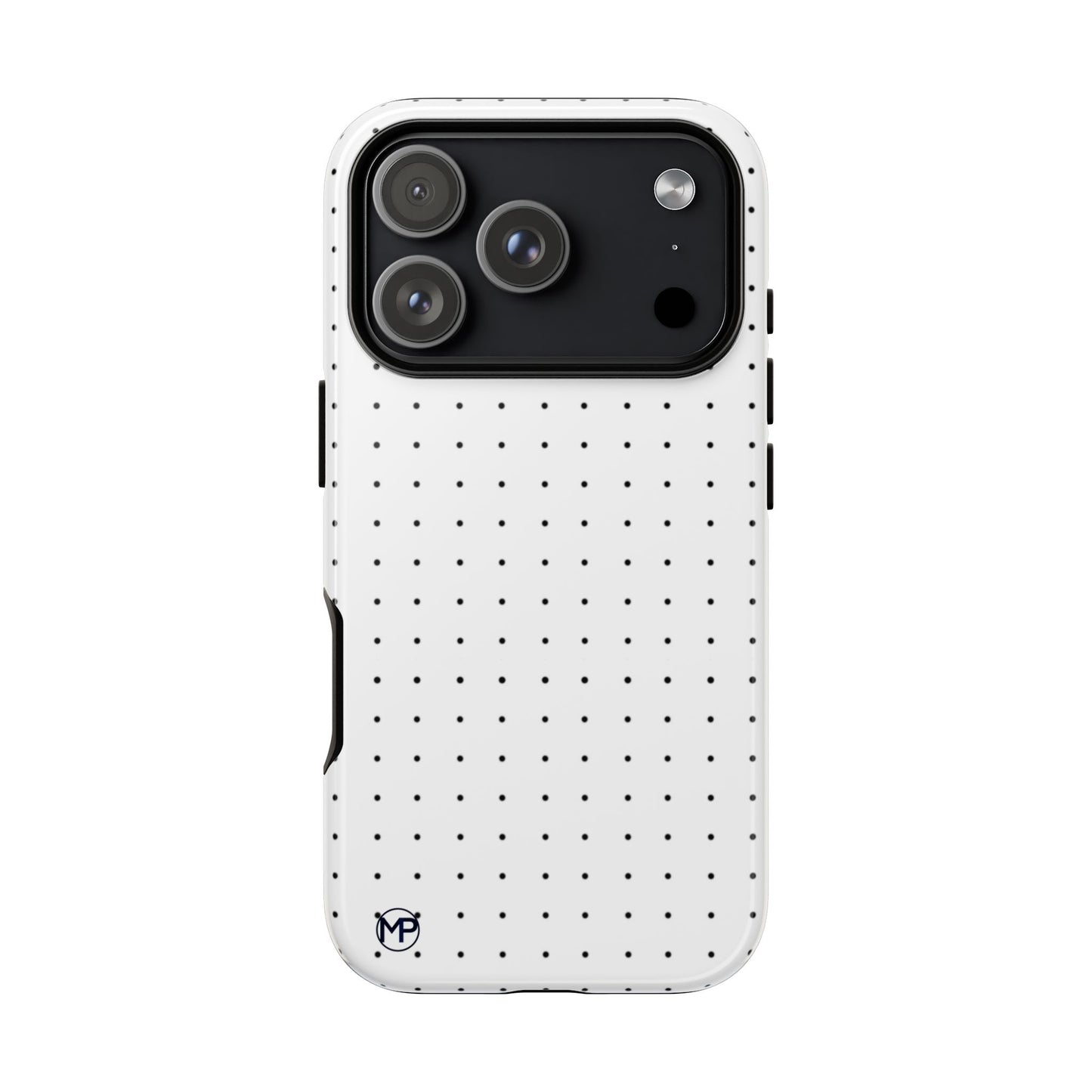 White Mini Polka-Dot Dot Tough Phone Case