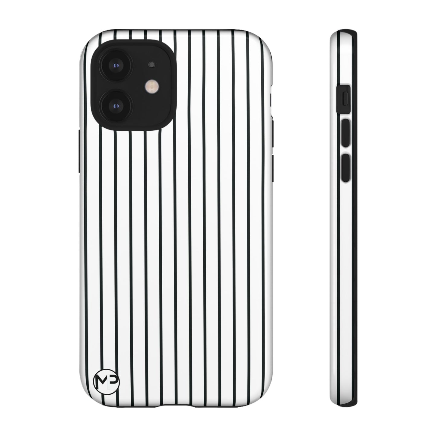 Striped Tough Phone Case — Slim Protective iPhone Cover