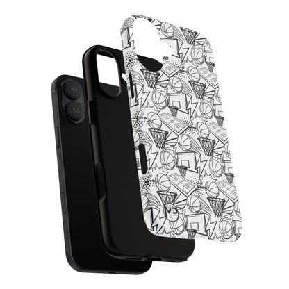 Basketball Doodle Tough Phone Case
