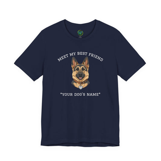 German Shepherd Personalized Dog T-Shirt