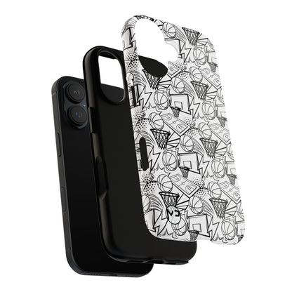 Basketball Doodle Tough Phone Case