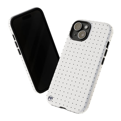 White Mini Polka-Dot Dot Tough Phone Case