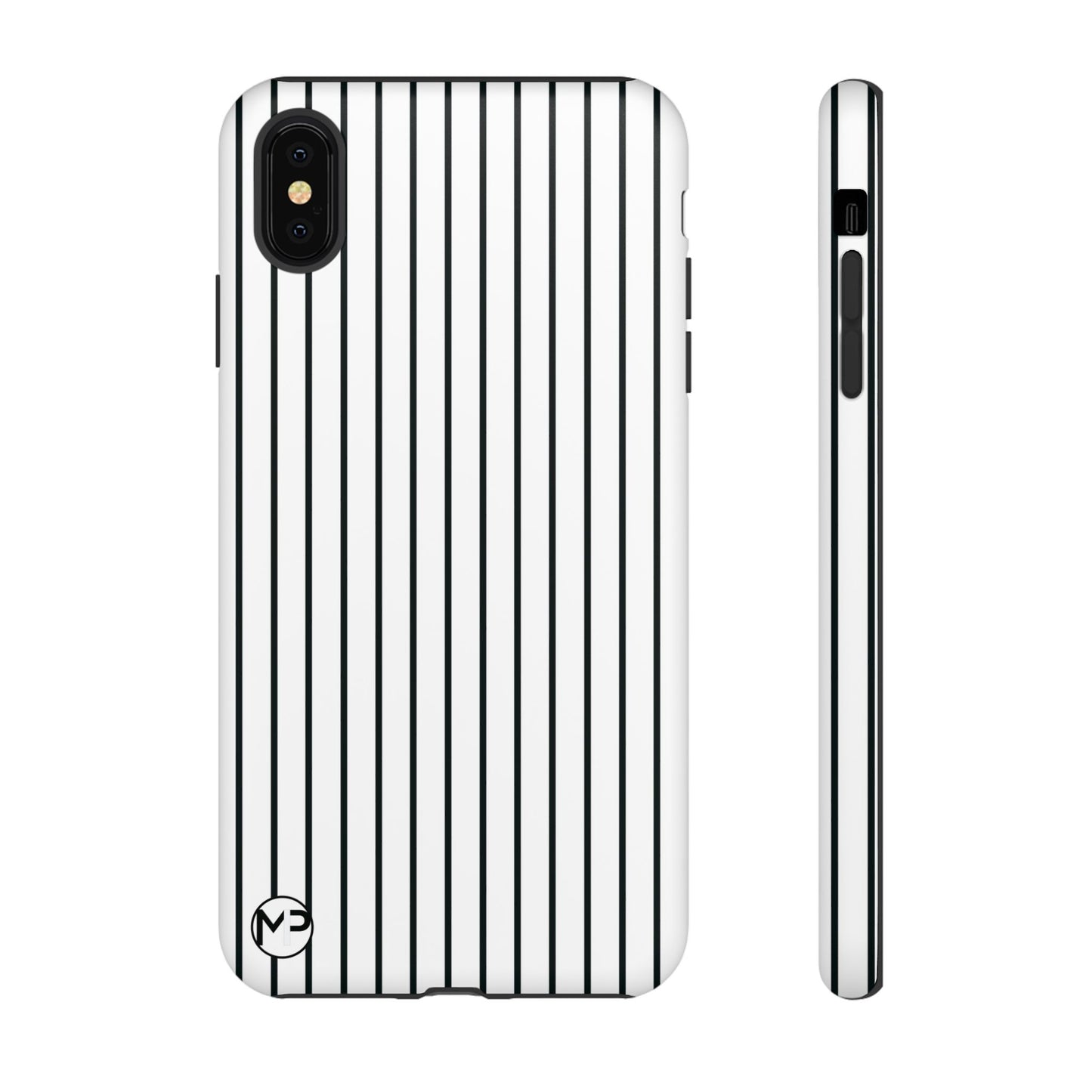Striped Tough Phone Case — Slim Protective iPhone Cover