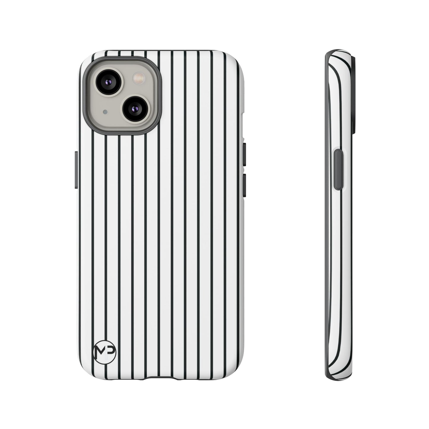 Striped Tough Phone Case — Slim Protective iPhone Cover