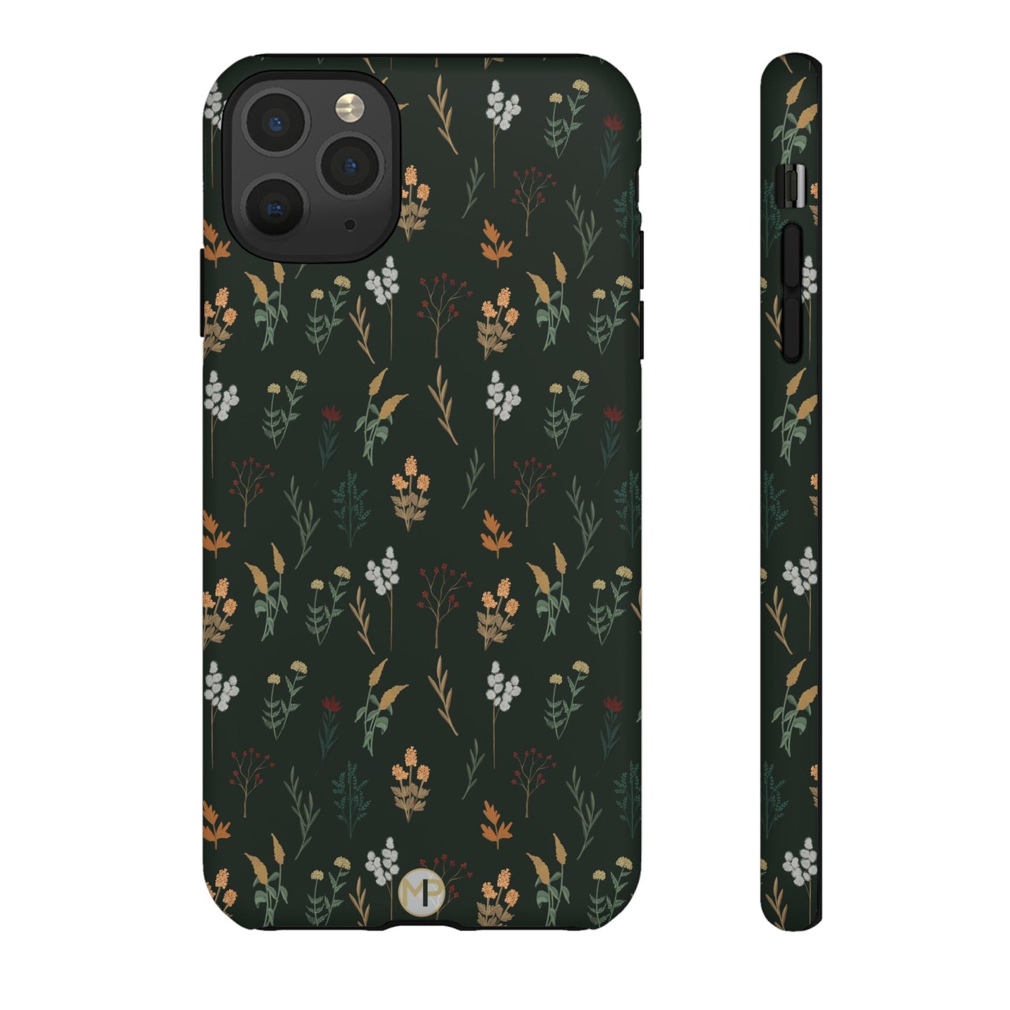 Pressed Floral Tough Phone Case - Durable Design for Nature Lovers