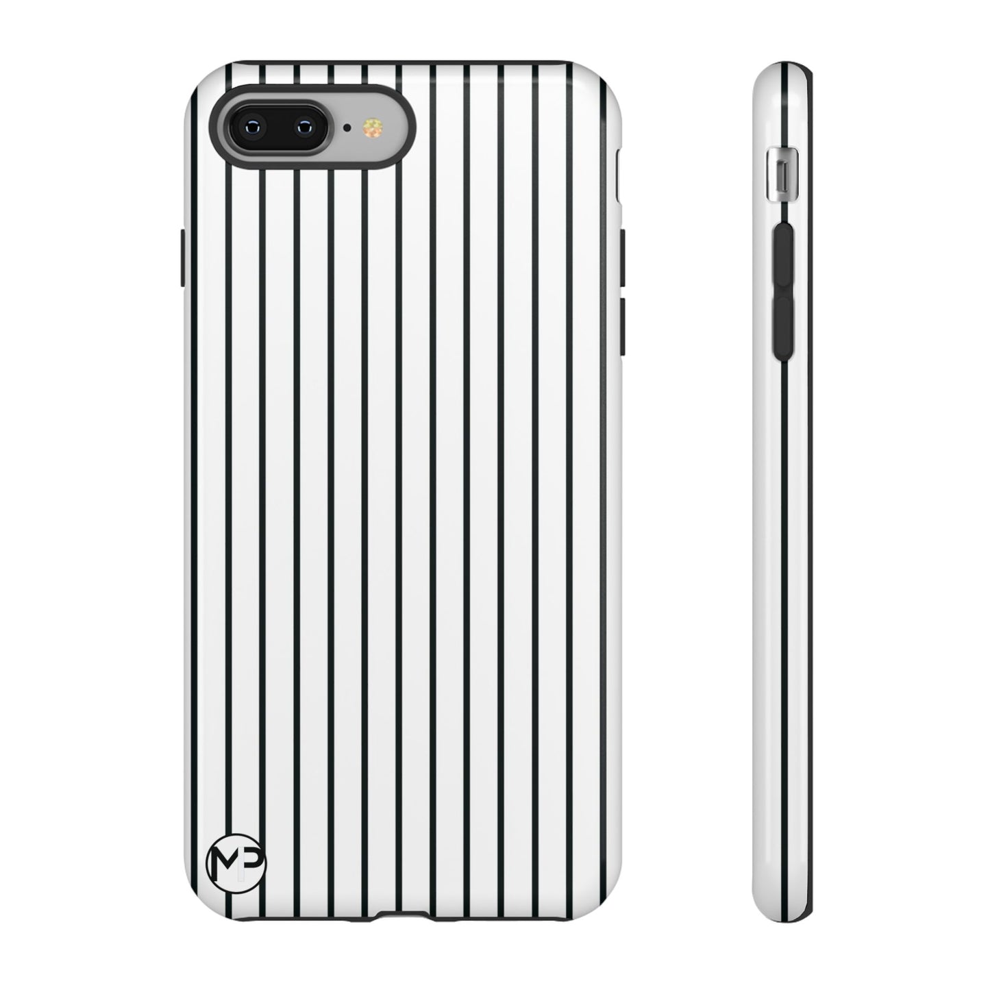 Striped Tough Phone Case — Slim Protective iPhone Cover