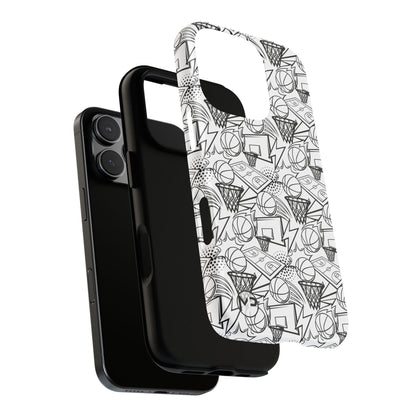Basketball Doodle Tough Phone Case