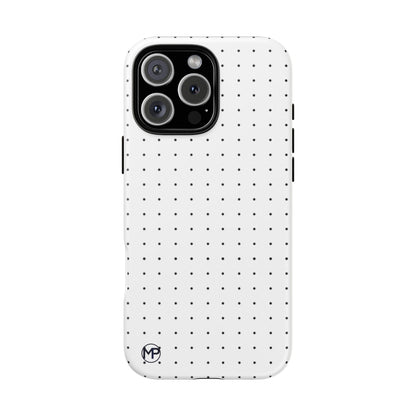 White Mini Polka-Dot Dot Tough Phone Case