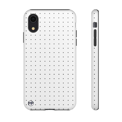 White Mini Polka-Dot Dot Tough Phone Case