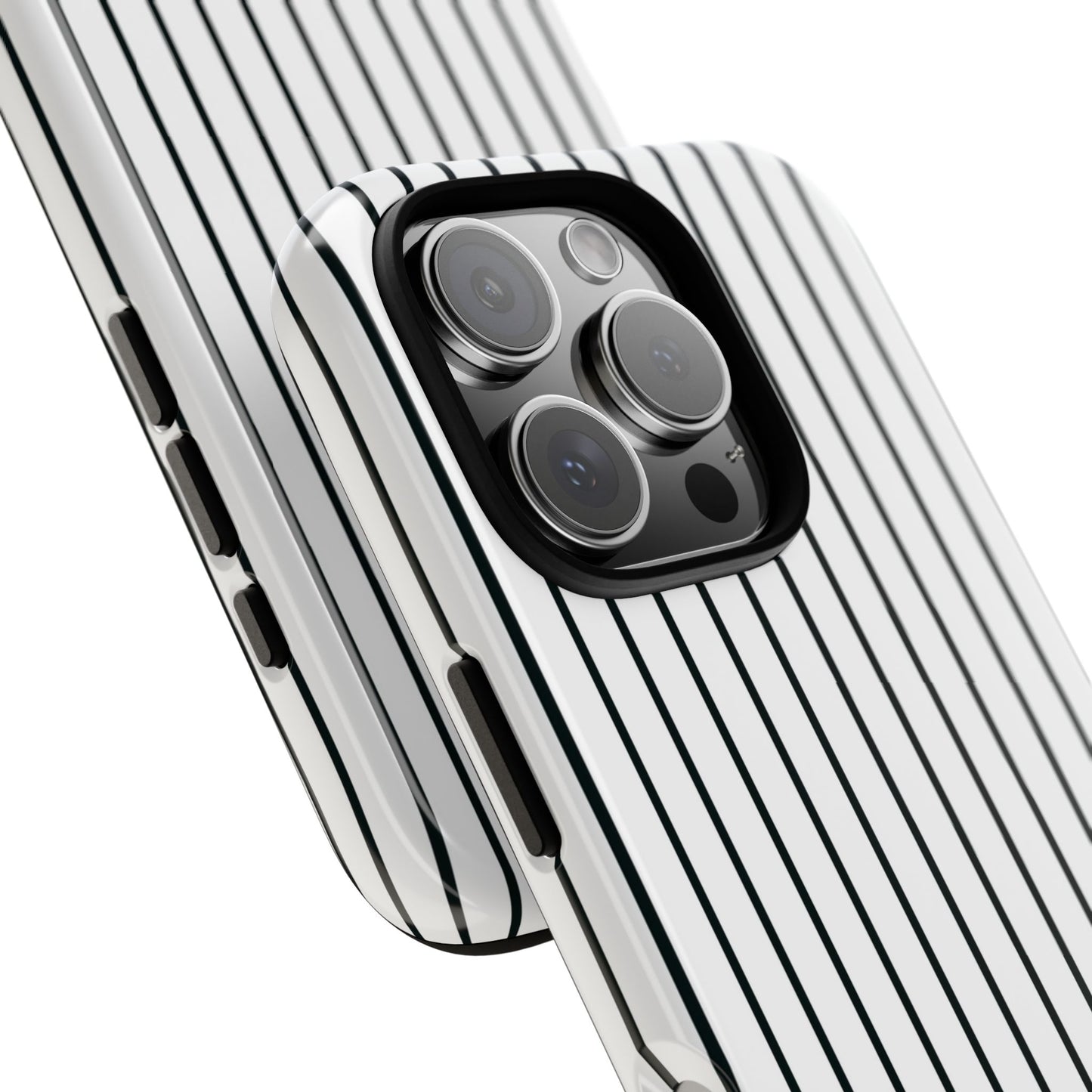 Striped Tough Phone Case — Slim Protective iPhone Cover