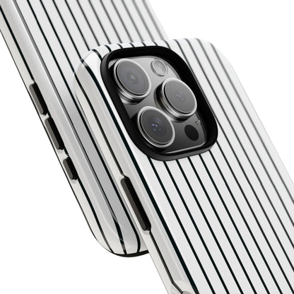 Striped Tough Phone Case — Slim Protective iPhone Cover